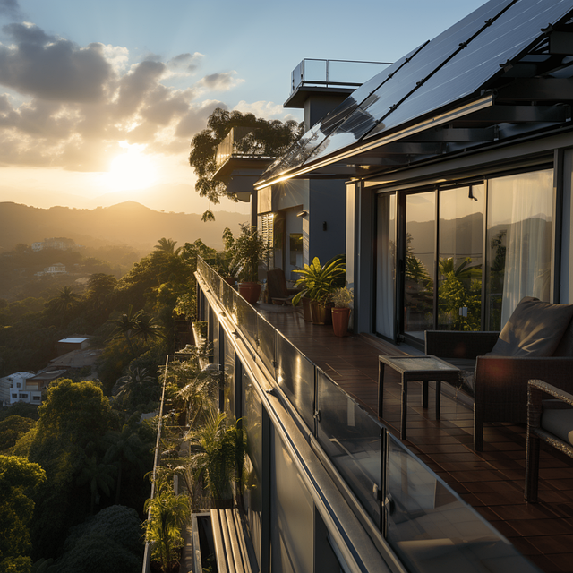 Domestic solar installation service