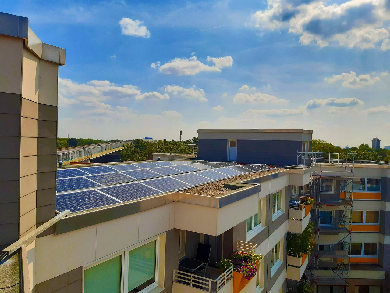 solar panel and battery