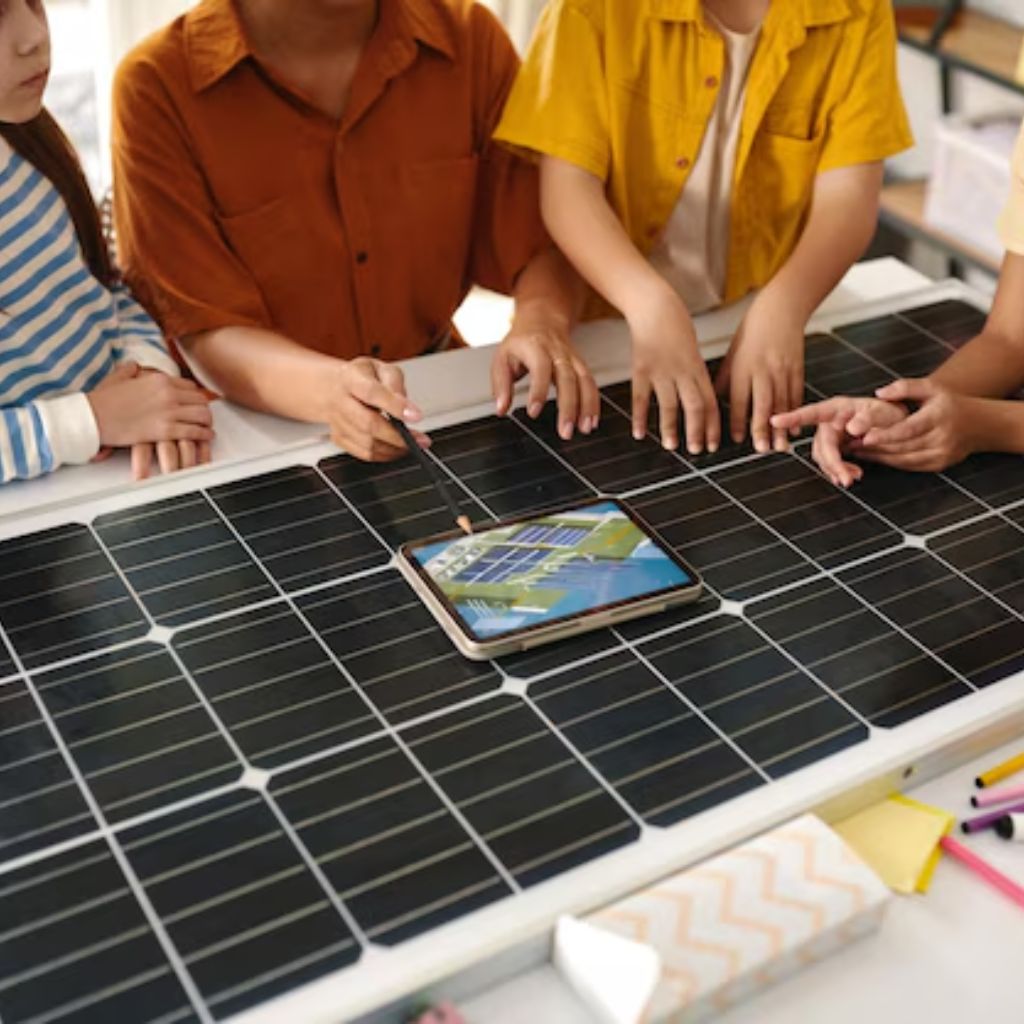 how many solar panels to power a school